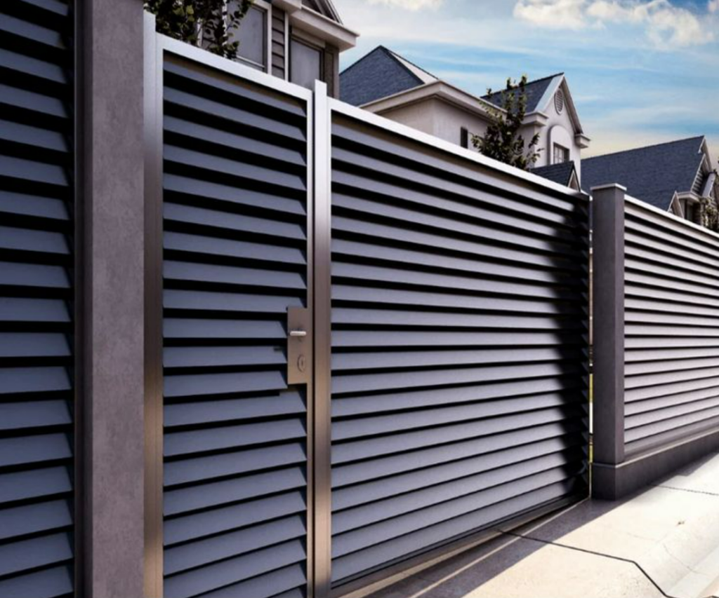 Встановлення паркану жалюзі